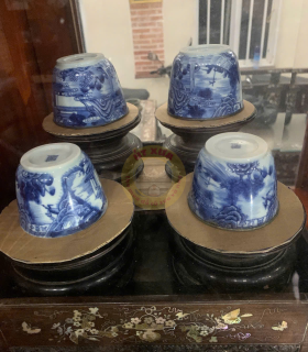 Bộ Tách Sứ Xưa